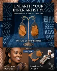 Eko Leather Earrings – Image 1