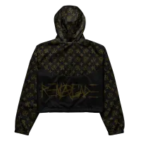 Women’s Hood Rich Cropped Windbreaker – Image 2