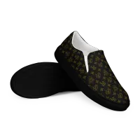 Hood Rich Black Slip Ons – Image 2