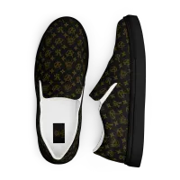 Hood Rich Black Slip Ons – Image 3