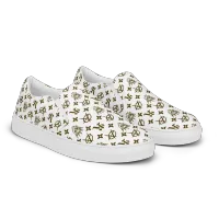 Hood Rich White Slip Ons – Image 2