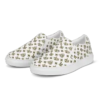 Hood Rich White Slip Ons – Image 4