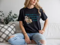 Into The Garden I Go To Lose My Mind and Find My Soul - Gildan Softstyle Tee Shirt – Small Black