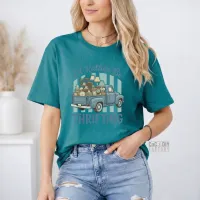 I'd Rather Be Thrifting w/Truck - Gildan Softstyle Tee Shirt – Xtra Large Jade Dome