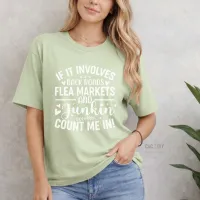 Back Roads Junkin - Count Me In - Gildan Softstyle Tee Shirt – Xtra Large Pistachio