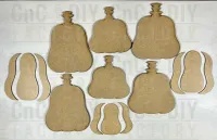 Spindle Layered Pumpkins Laser Cut DIY Kit – Set of 3 – Image 3