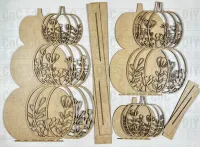 Layered Stacked Floral Pumpkins DIY Kit – Image 3