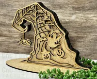 Layered Witch Hat – Laser Cut DIY Kit – Image 2