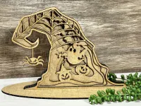 Layered Witch Hat – Laser Cut DIY Kit – Image 1