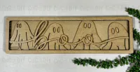 Layered BOO Ghost Sign – Laser Cut DIY Kit – Image 2