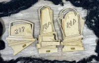 Set of 3 Layered Tombstones – 2 Sizes | Laser Cut DIY Kit – Image 6