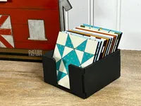Large Interchangeable Barn Quilt Shelf Sitter – 12 Designs – Image 9