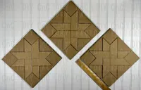 Woven Star Barn Quilt Block – 10" x 10" DIY Kit Laser Cut Layered  – Image 4