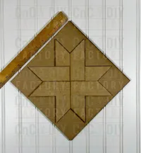 Woven Star Barn Quilt Block – 10" x 10" DIY Kit Laser Cut Layered  – Image 5