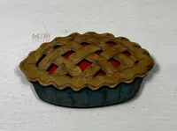  Retro Bread & Pie Magnet Set – 4-Piece DIY Set Laser Cut Layered – Image 5