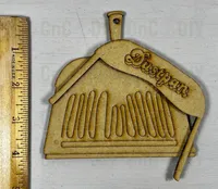  Retro Bread & Pie Magnet Set – 4-Piece DIY Set Laser Cut Layered – Image 9