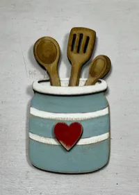 Retro Baker's Kitchen Magnet Set – 4-Piece DIY Set Laser Cut Layered – Image 6
