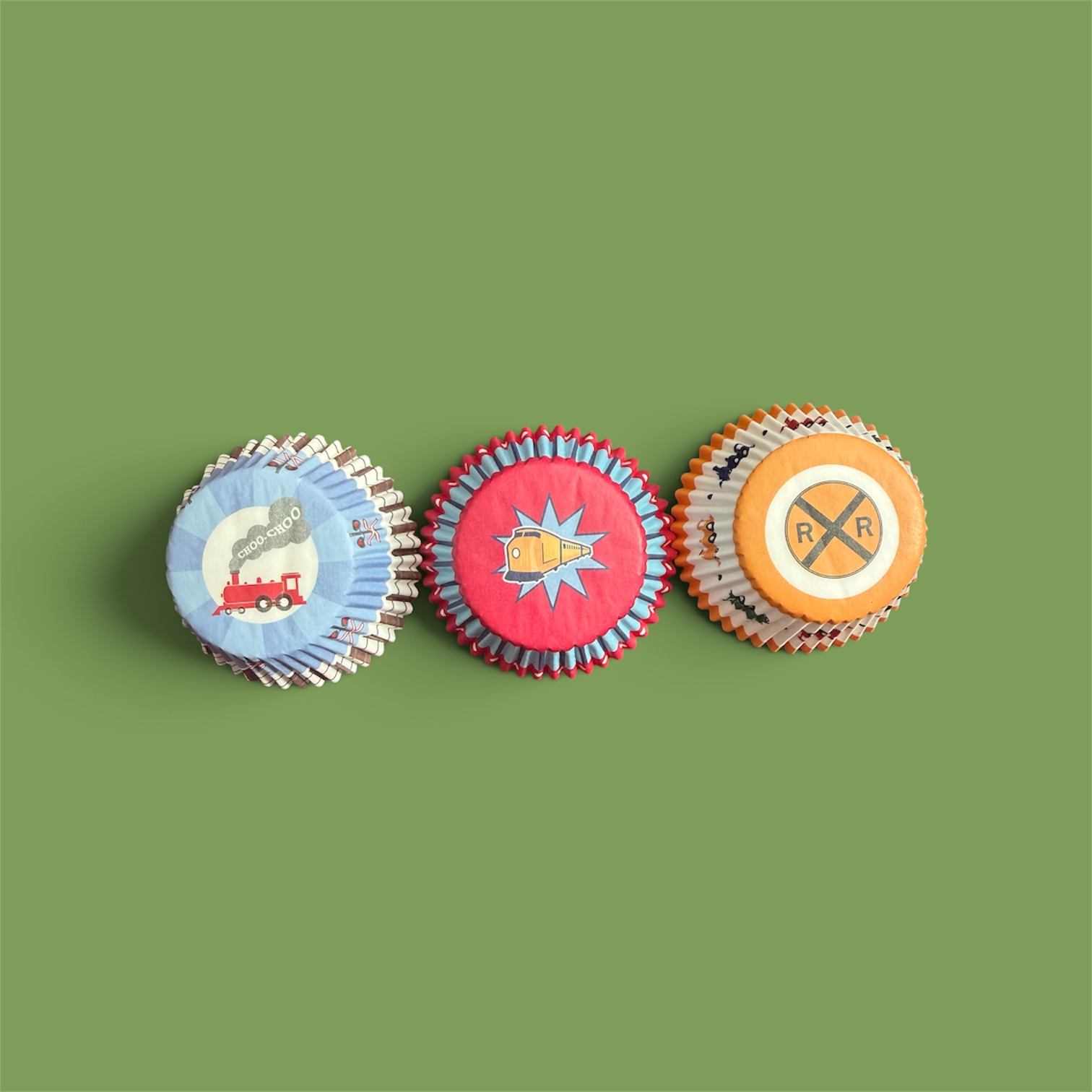Baking Cups Trains 3 Pack – Image 2