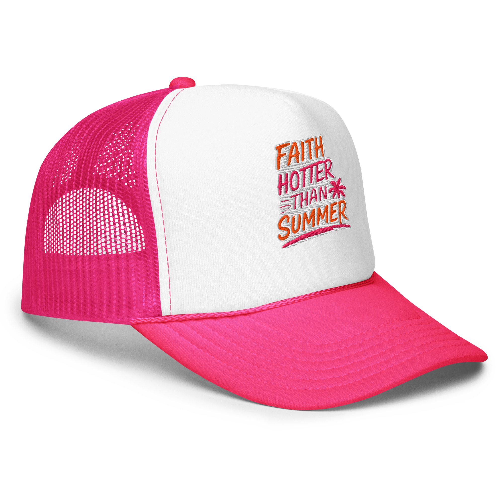 Faith of Summer - Foam Trucker Hat – Image 5