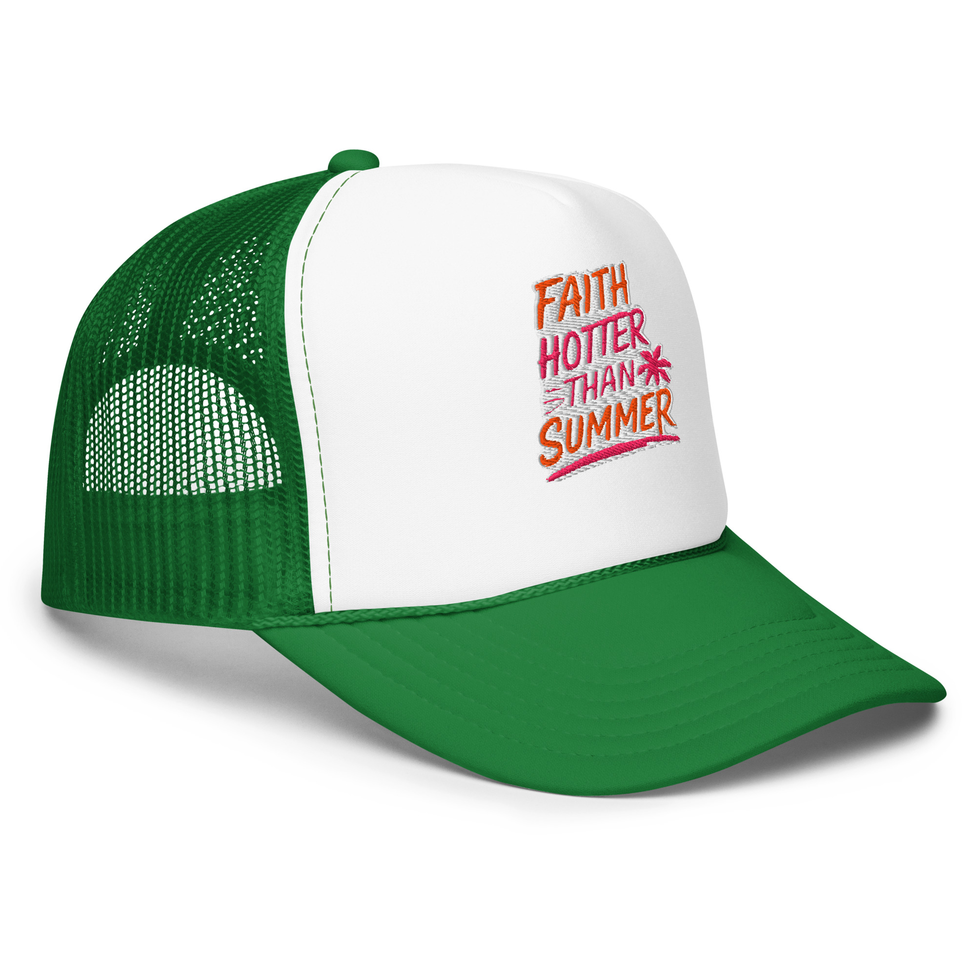 Faith of Summer - Foam Trucker Hat – Image 8