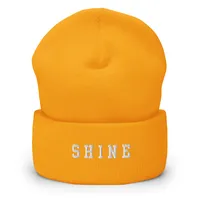 SHINE Cuffed Beanie – One size, Gold