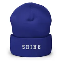 SHINE Cuffed Beanie – One size, Royal