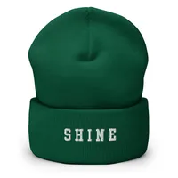 SHINE Cuffed Beanie – One size, Spruce