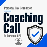 Personal IRS Tax Debt Coaching Call With CPA – Image 1