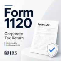 Form 1120 & 1120-S CPA Tax Return Preparation for LLCs, Corps & S Corps – Image 1
