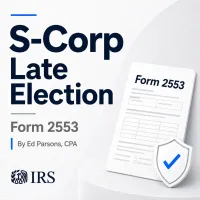Form 2553 CPA S Corporation Election for LLCs & Corps – Image 2