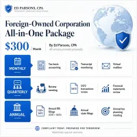 Foreign-Owned LLC Tax Compliance & Accounting Plan – Image 3