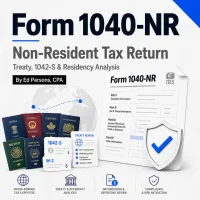 Form 1040-NR Nonresident Tax Return Optimization – Image 1