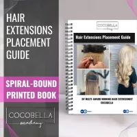 Hair Extensions Placement Guide - Spiral-Bound Book Printed – Image 1