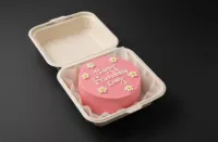 "Friendship Day" Strawberry Flavoured Mini Bento Cake 250gm – Image 1