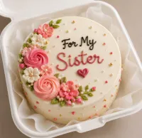"For my sister" Butterscotch Bento Cake 250 gm – Image 1