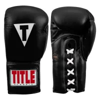 TITLE Classic Leather Lace Training Gloves 2.0 – Image 1