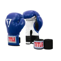 TITLE Classic Youth Boxing Gloves & Wraps Bundle – Image 1