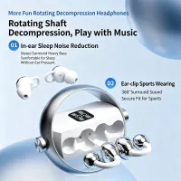 Rotating Case 2 in 1 Bluetooth Earphones Wireless In-Ear & Ear-Clip  – Image 4