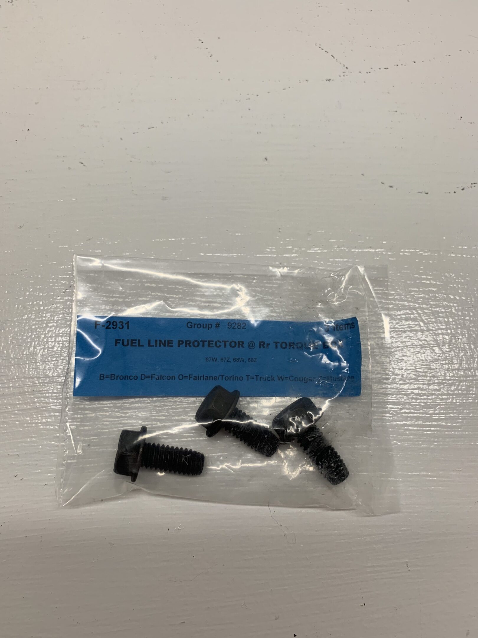 BRAKE and FUEL LINE CLIP KIT-1968 – Image 2