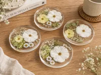 Coaster Flower Preservation Set Of Four – Image 1