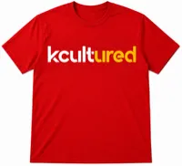 KCULTURED CONTRAST TEE – Red - White and Yellow, 2x