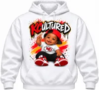 BABY CHIEFS - BOY HOODIE – White, Small