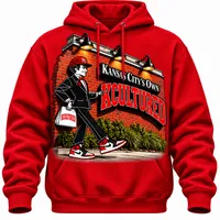 KC CULTURE NEVER GOES OUTTA STYLE - KCULTURED BBQ HOODIE – Red, Small
