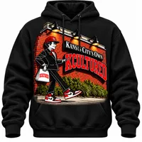 KC CULTURE NEVER GOES OUTTA STYLE - KCULTURED BBQ HOODIE – Black, Small
