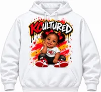BABY CHIEFS - GIRL HOODIE – White, Medium