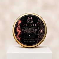 Natural Coconut Wax Tin Candle – Passion Fruit & Pineapple – 2 oz (57 g) – Image 1