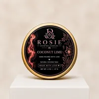 Natural Coconut Wax Tin Candle – Coconut Lime – 2 oz (57 g) – Image 1