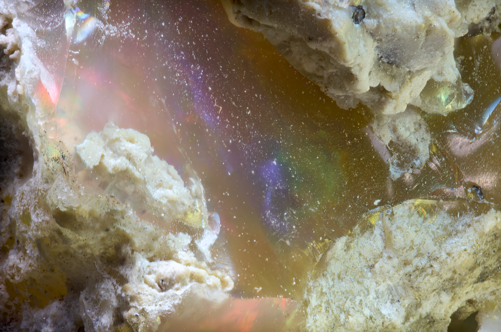 Celestial Journey: The Opal Galaxy Asteroid Trek – 8" x 12"