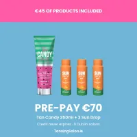 €70 Prepay Tanning Credit + €45 Product Bundle – Image 1