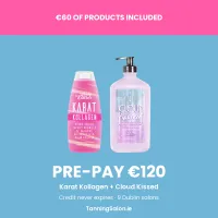 €120 Prepay Tanning Credit + €60 Product Bundle – Image 1
